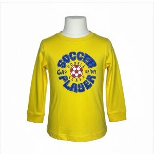 GAP KIDS Long Sleeve Soccer‎ Shirt Size 2T